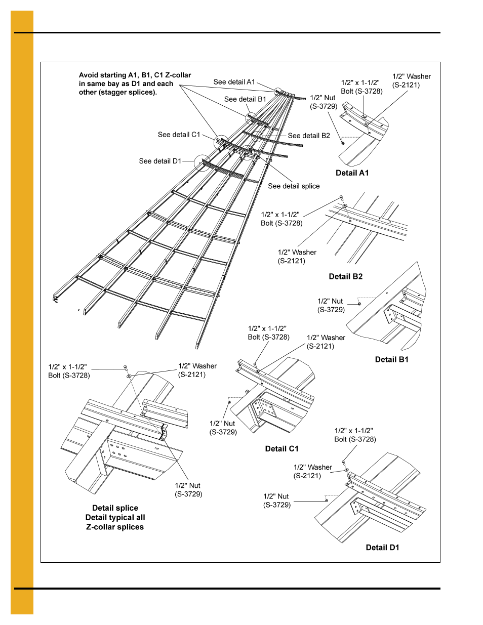 Z-collar assembly | Grain Systems Bin Accessories PNEG-1859 User Manual | Page 58 / 90