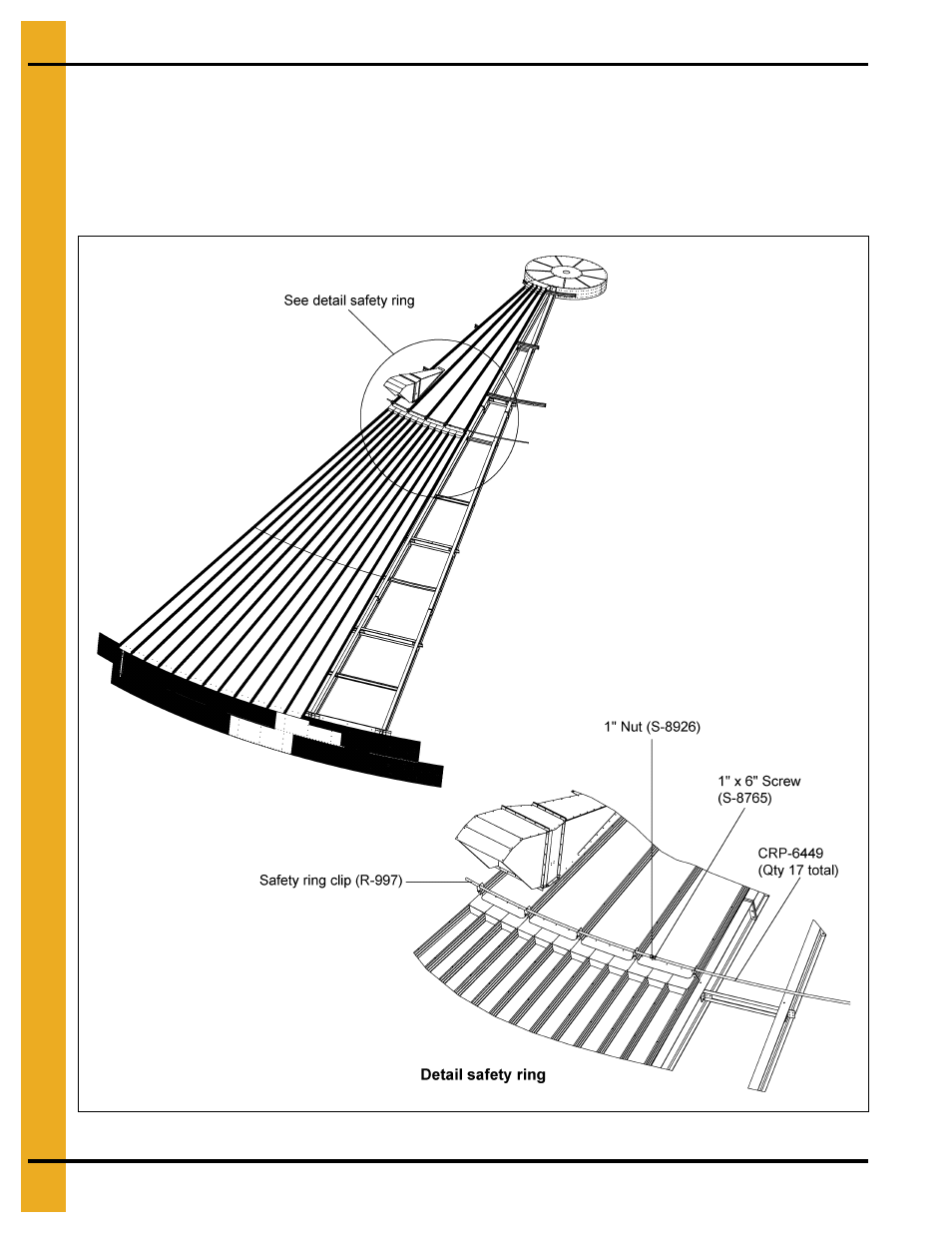 Safety ring placement | Grain Systems Bin Accessories PNEG-1859 User Manual | Page 70 / 90
