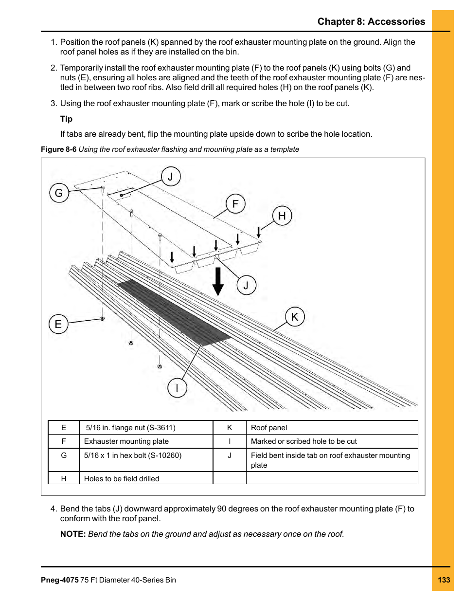 Chapter 8: accessories | Grain Systems Tanks PNEG-4075 User Manual | Page 133 / 168