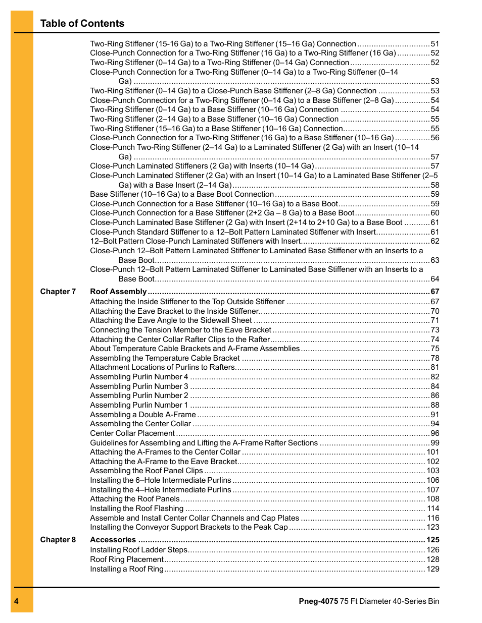 Grain Systems Tanks PNEG-4075 User Manual | Page 4 / 168