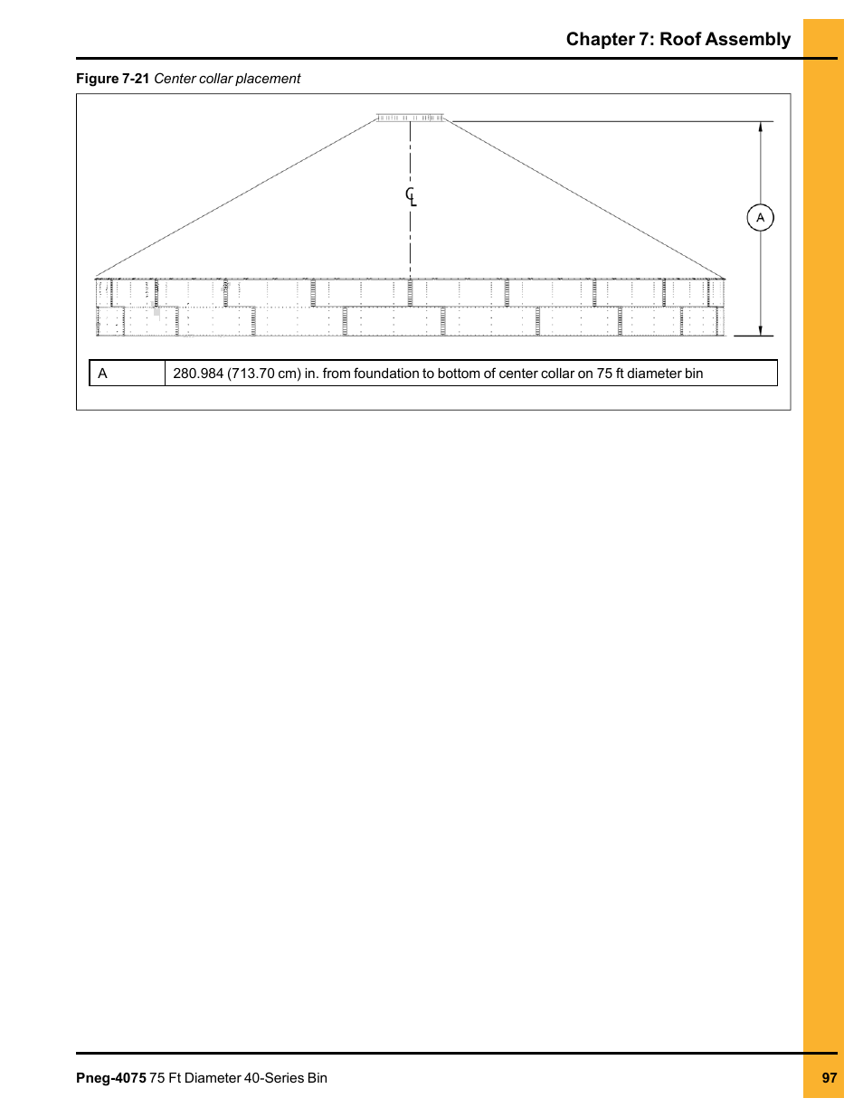 Chapter 7: roof assembly | Grain Systems Tanks PNEG-4075 User Manual | Page 97 / 168