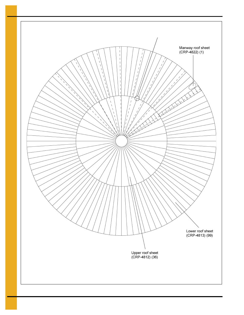 75' high wind roof assembly instructions | Grain Systems Special Roofs PNEG-1845 User Manual | Page 20 / 28