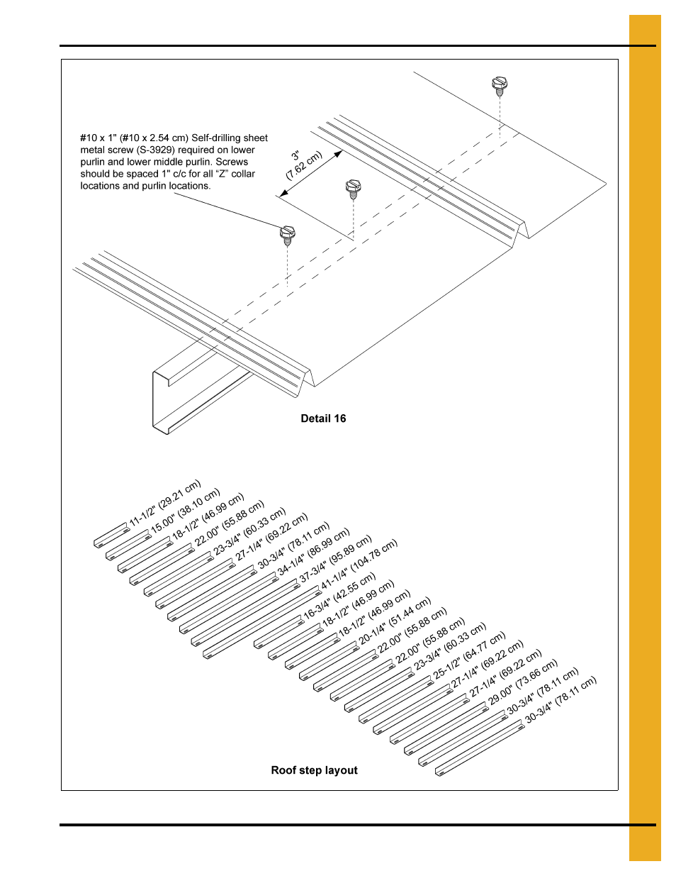 75' high wind roof assembly instructions | Grain Systems Special Roofs PNEG-1845 User Manual | Page 21 / 28