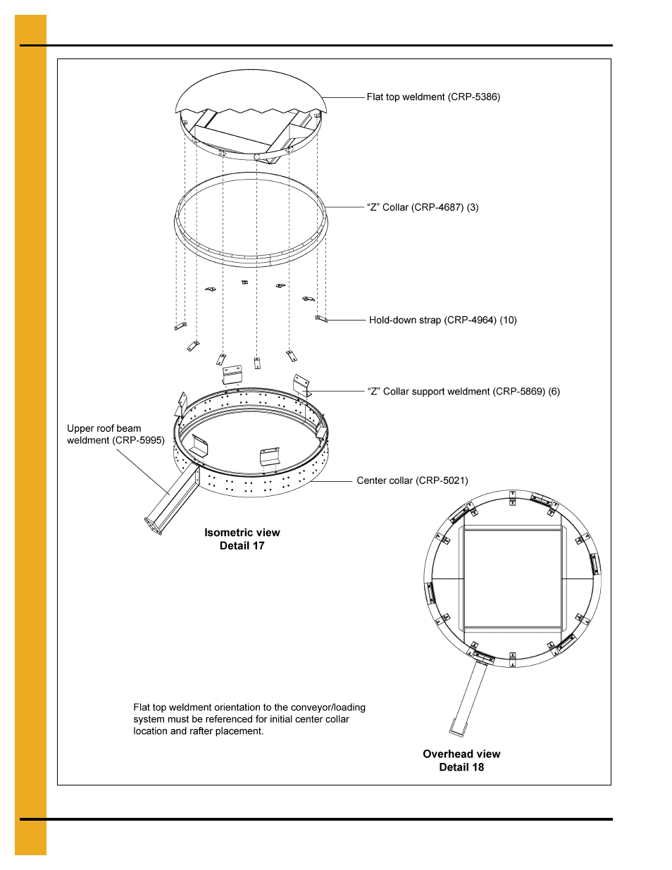 75' high wind roof assembly instructions | Grain Systems Special Roofs PNEG-1845 User Manual | Page 22 / 28
