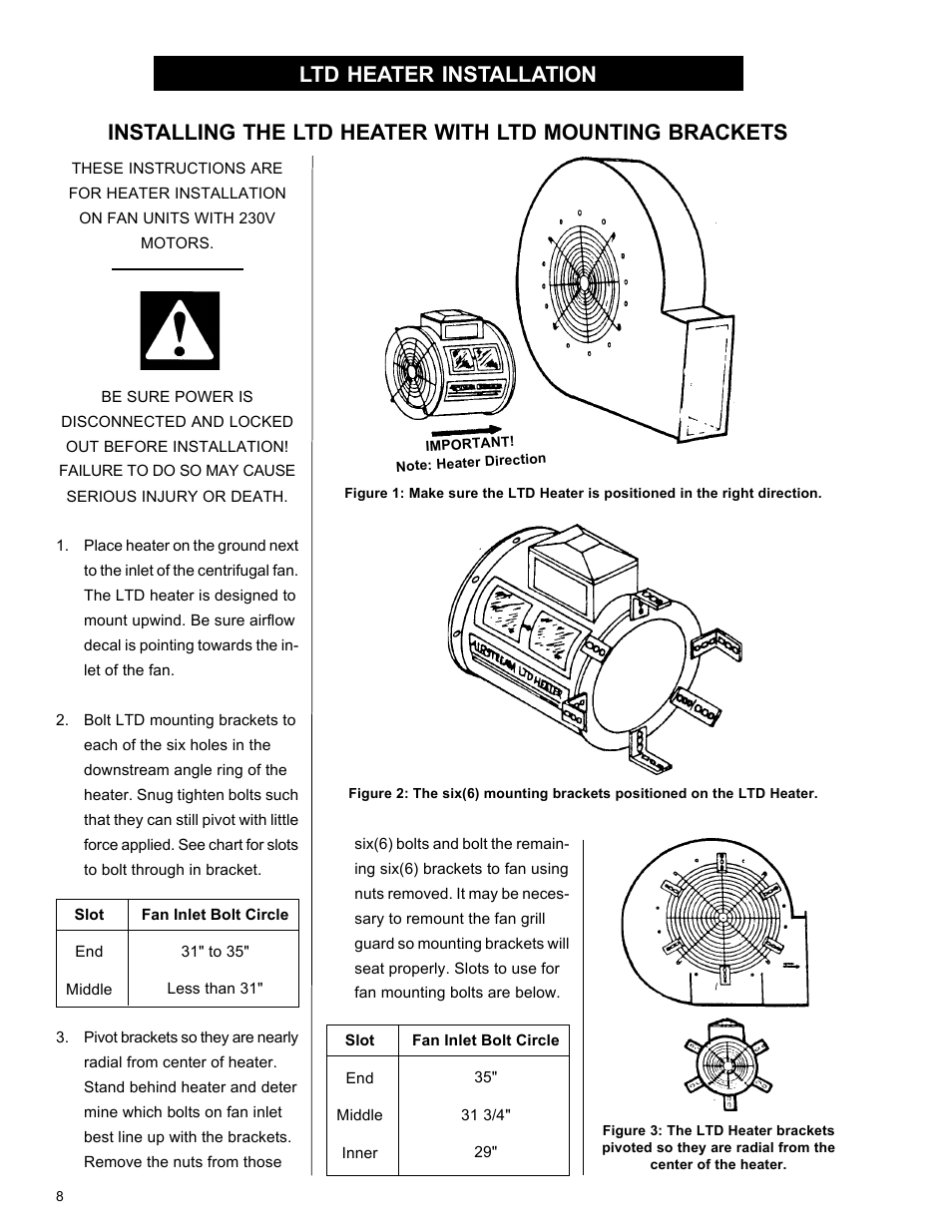 Ltd heater installation | Grain Systems PNEG-595 User Manual | Page 8 / 26