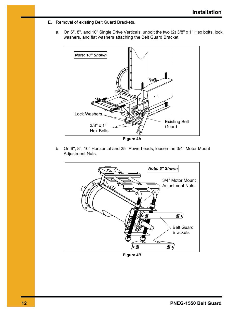 Installation | Grain Systems Unload Augers PNEG-1550 User Manual | Page 12 / 22