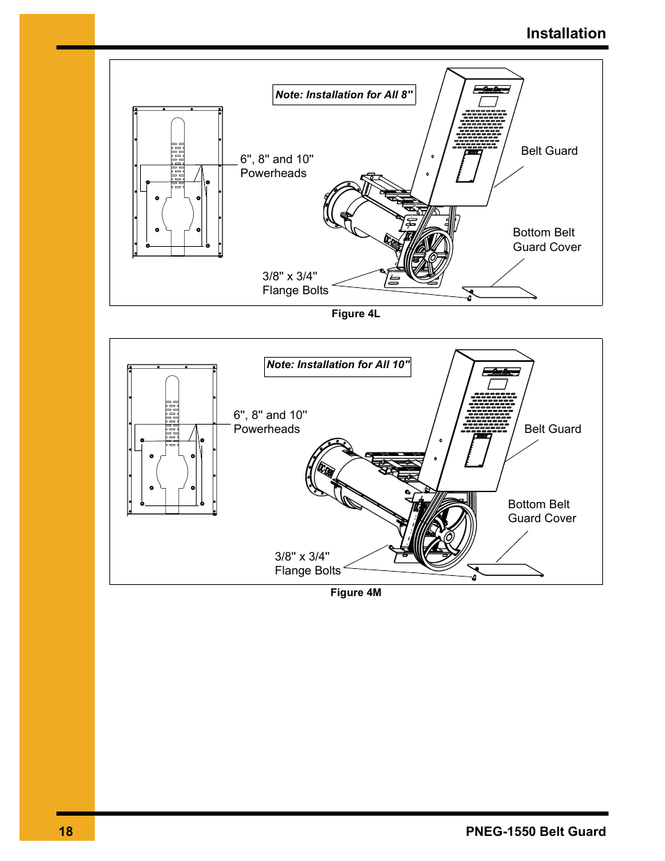 Installation | Grain Systems Unload Augers PNEG-1550 User Manual | Page 18 / 22