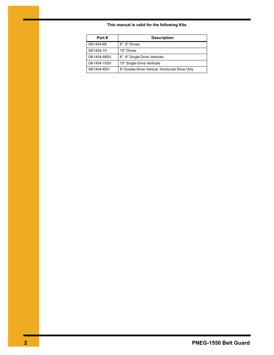 Grain Systems Unload Augers PNEG-1550 User Manual | Page 2 / 22