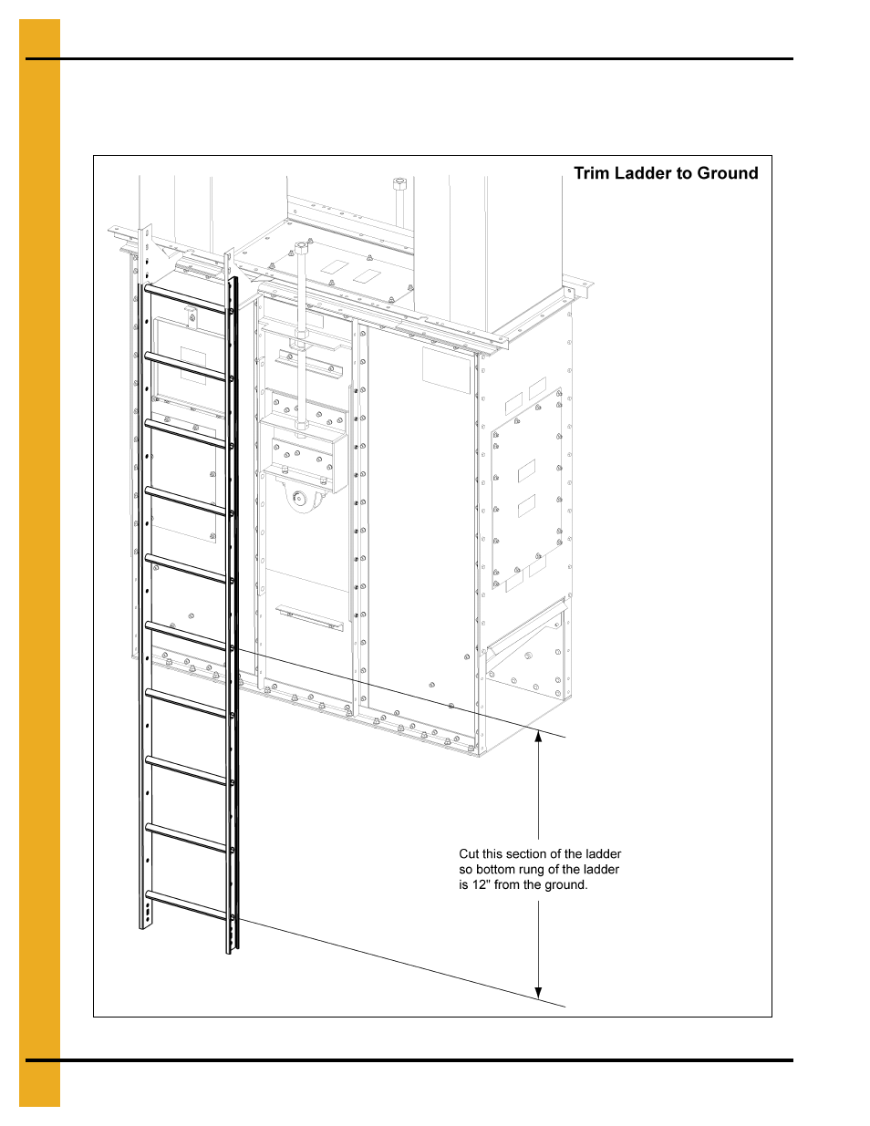 Install boot ladder section | Grain Systems Bucket Elevtors, Conveyors, Series II Sweeps PNEG-1842 User Manual | Page 24 / 114