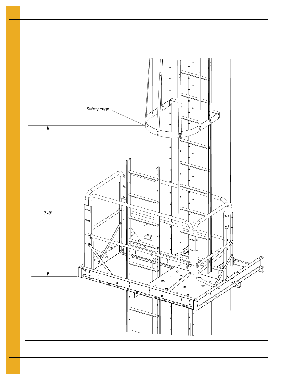 Safety cage installation | Grain Systems Bucket Elevtors, Conveyors, Series II Sweeps PNEG-1842 User Manual | Page 36 / 114