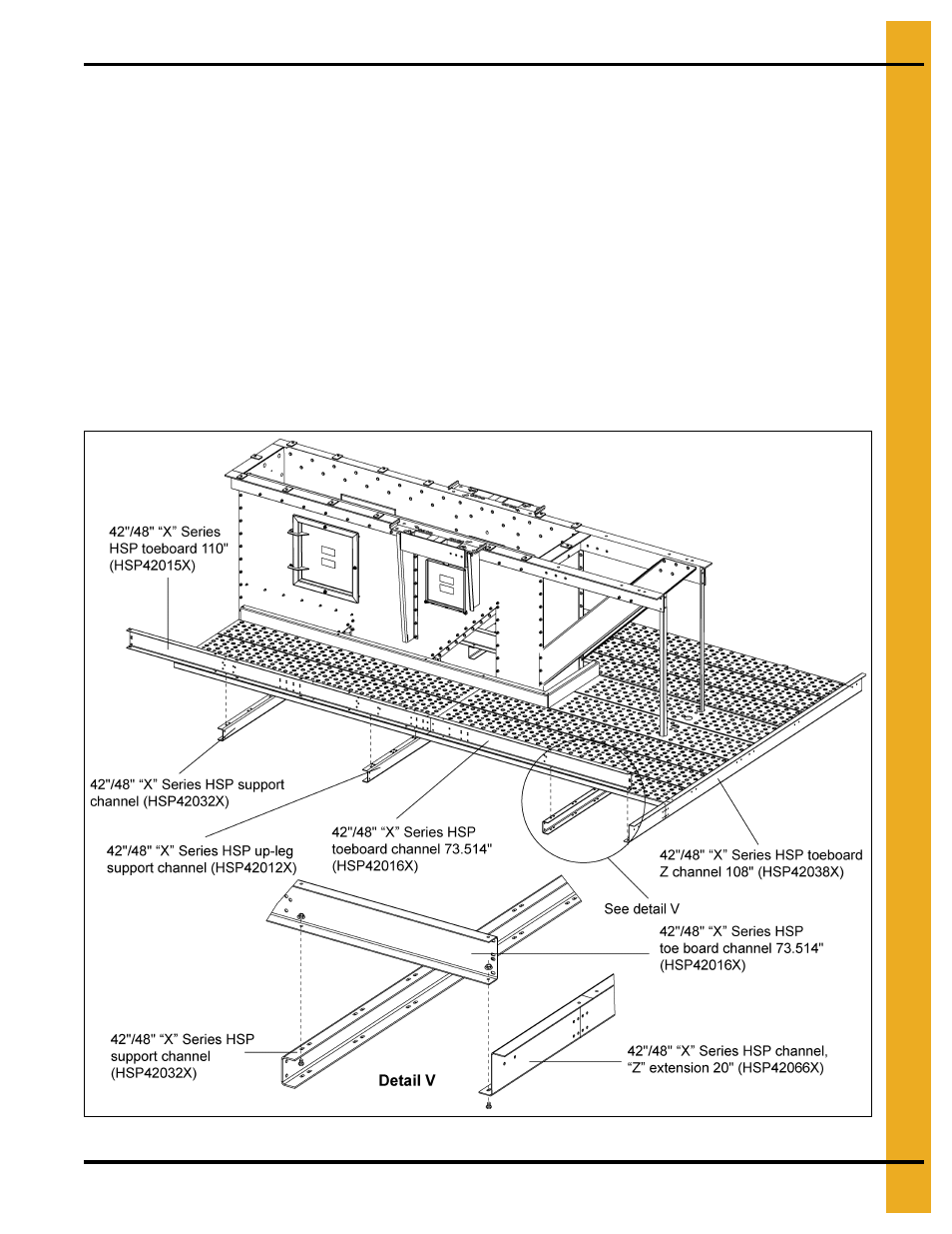 Install toe boards | Grain Systems Bucket Elevtors, Conveyors, Series II Sweeps PNEG-1842 User Manual | Page 61 / 114