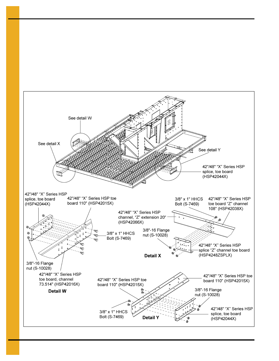Splice toe boards together | Grain Systems Bucket Elevtors, Conveyors, Series II Sweeps PNEG-1842 User Manual | Page 62 / 114