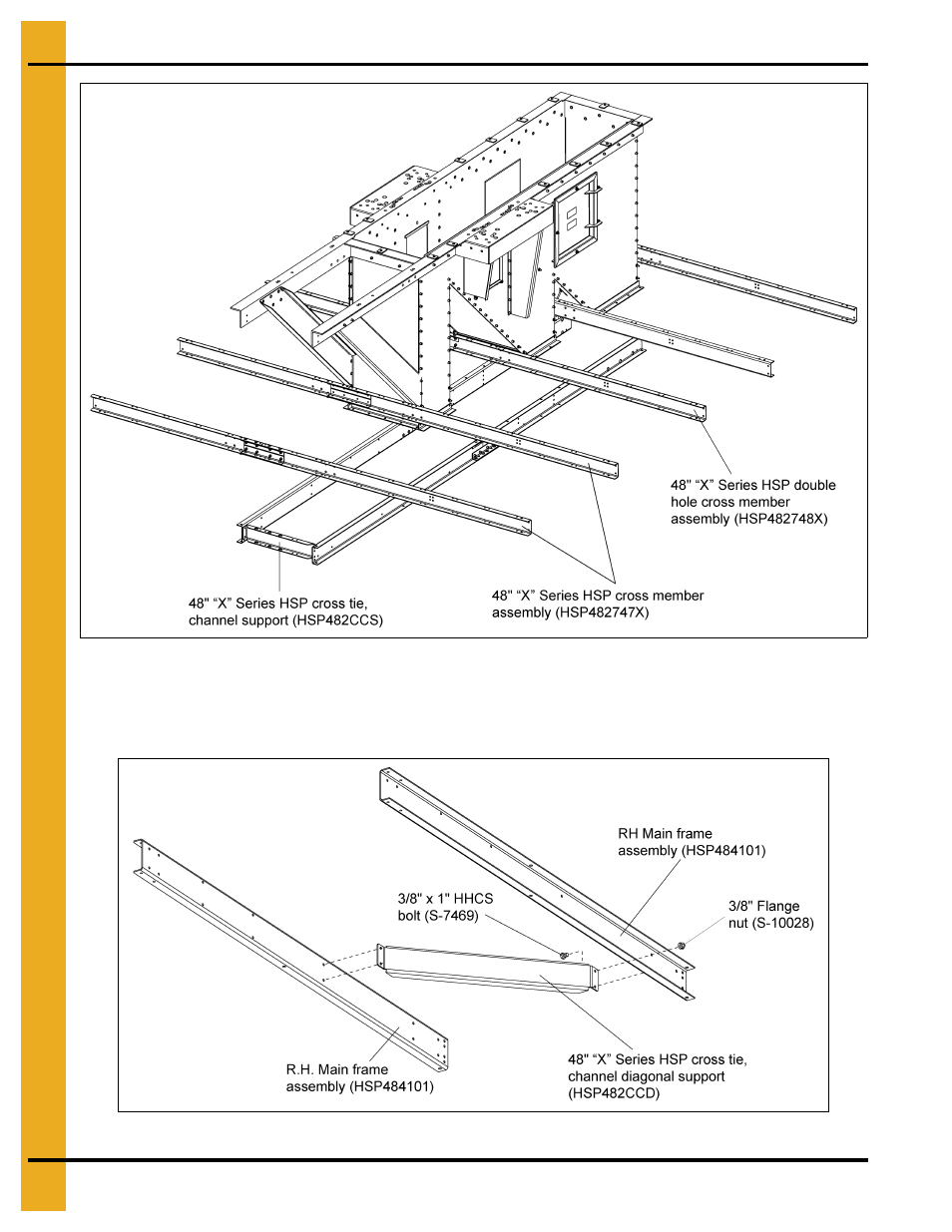 48" head platform right hand drive | Grain Systems Bucket Elevtors, Conveyors, Series II Sweeps PNEG-1842 User Manual | Page 74 / 114