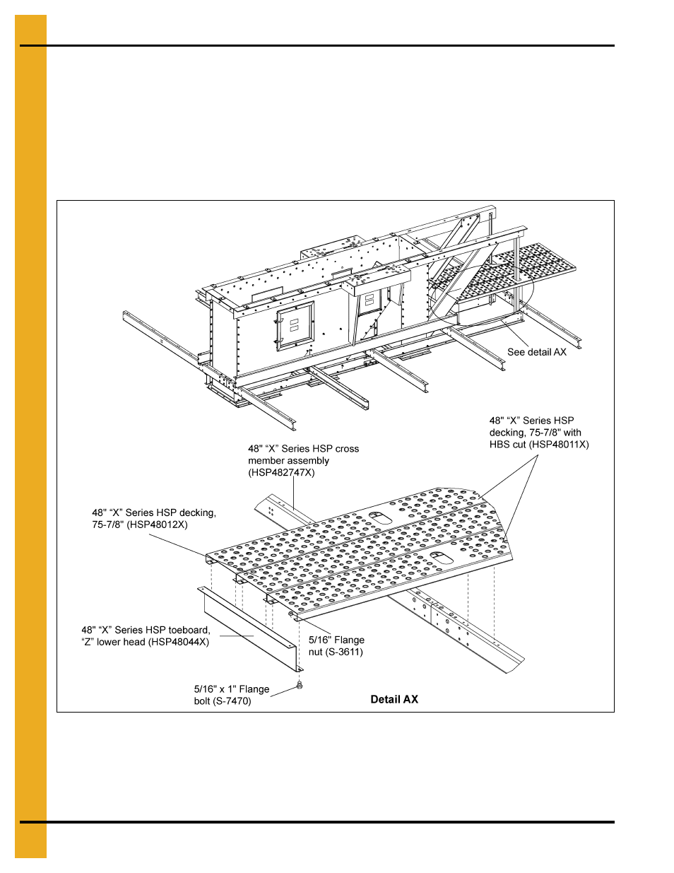Decking installation | Grain Systems Bucket Elevtors, Conveyors, Series II Sweeps PNEG-1842 User Manual | Page 78 / 114