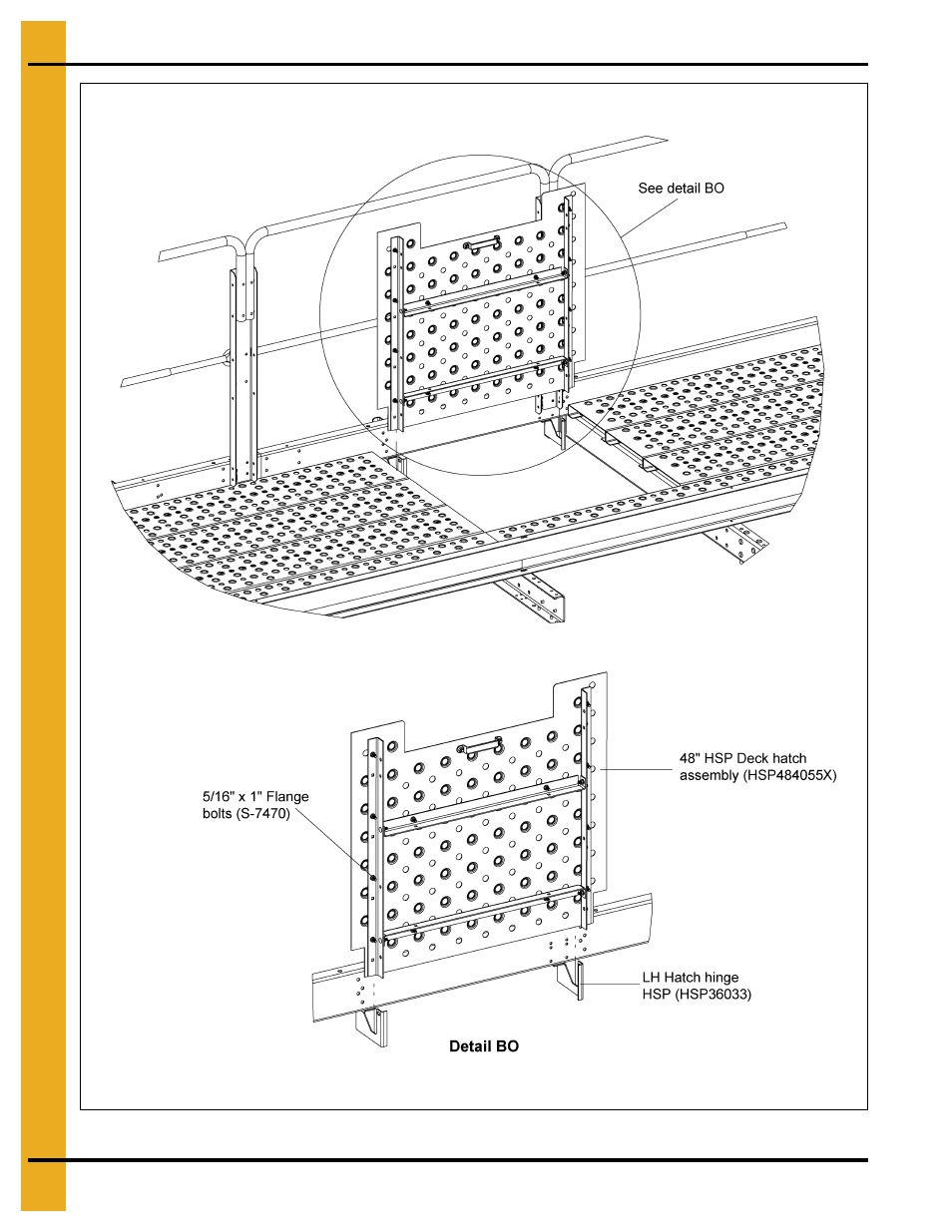 48" head platform right hand drive | Grain Systems Bucket Elevtors, Conveyors, Series II Sweeps PNEG-1842 User Manual | Page 90 / 114