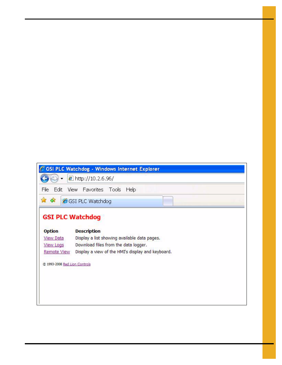 Dhcp pool, Accessing the plc watchdog | Grain Systems PNEG-1755 User Manual | Page 11 / 36