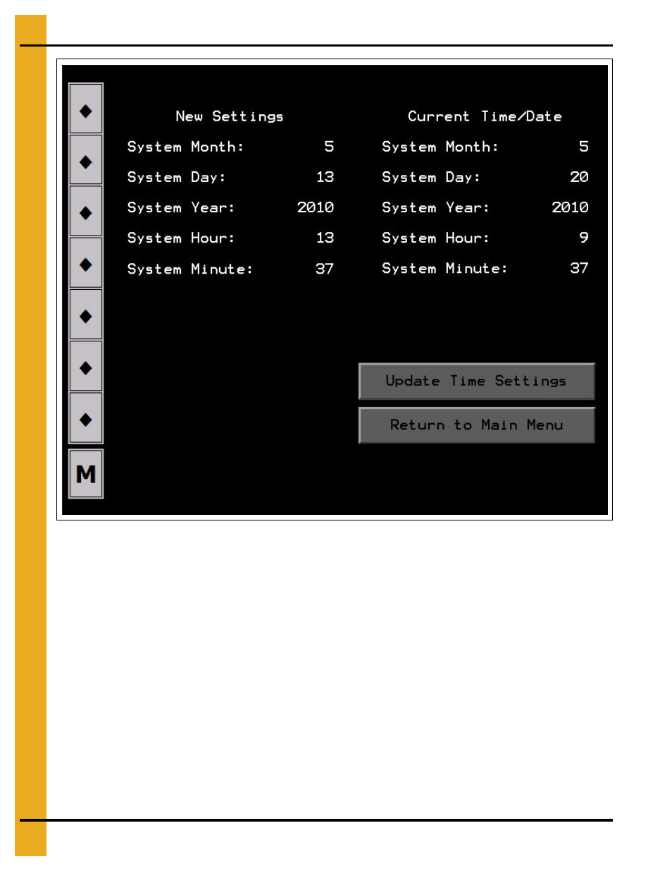 Log off button | Grain Systems PNEG-1755 User Manual | Page 28 / 36