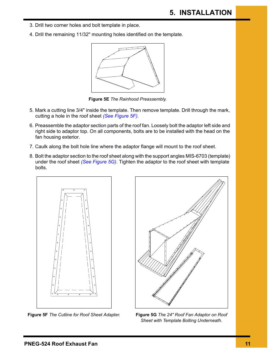 Installation | Grain Systems PNEG-524 User Manual | Page 11 / 24