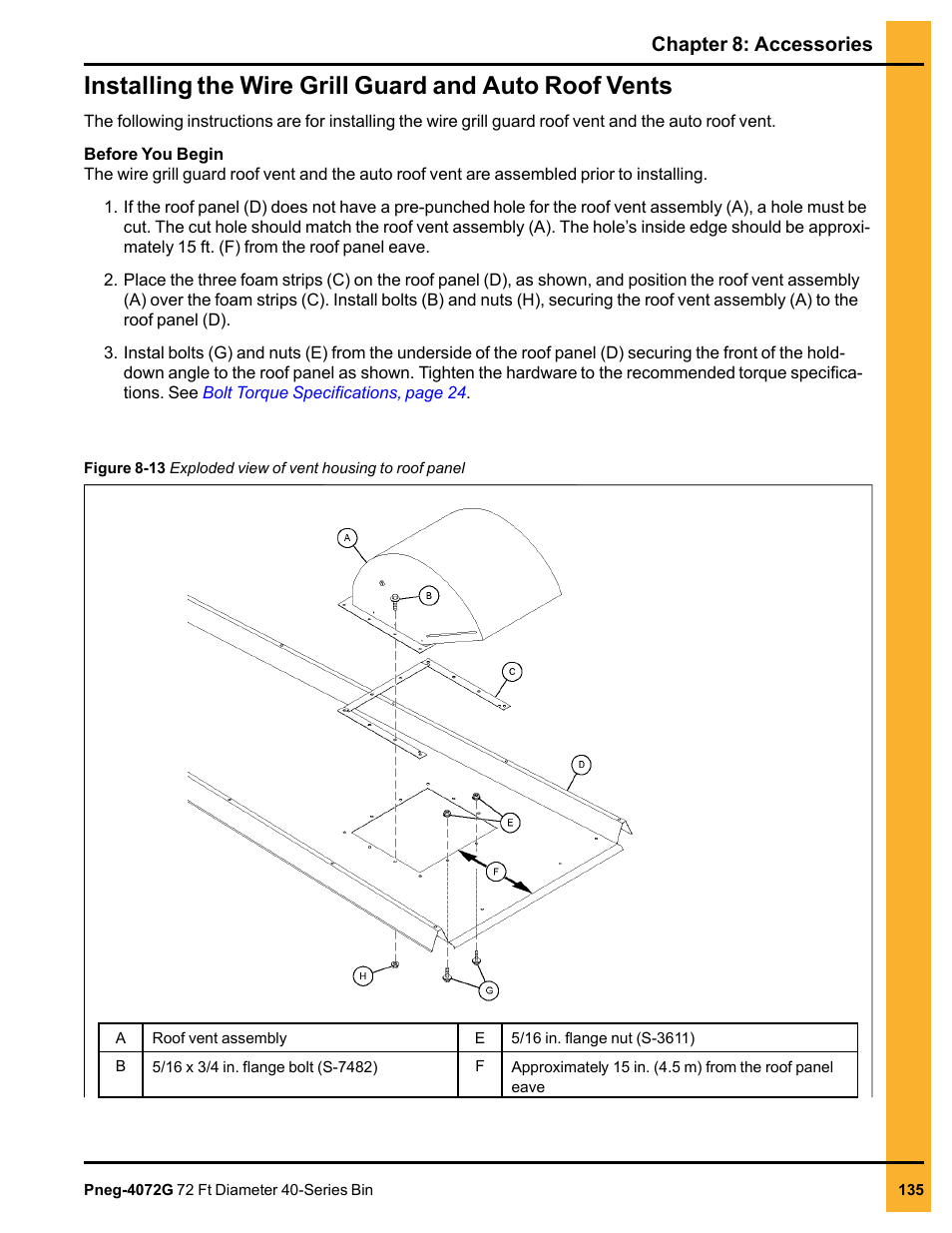 Chapter 8: accessories | Grain Systems Tanks PNEG-4072G User Manual | Page 135 / 162