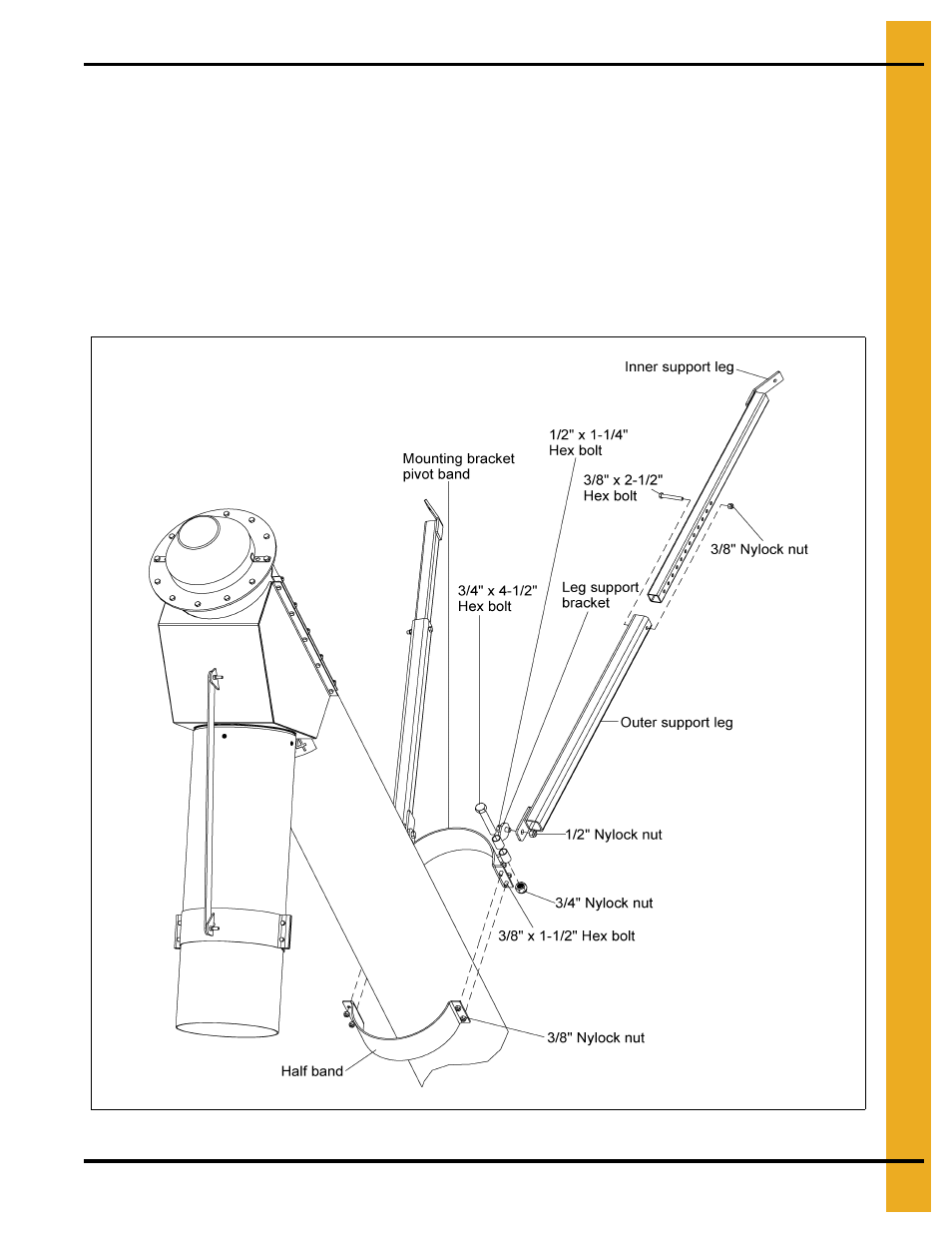 Preparing the vertical drive (continued) | Grain Systems Unload Augers PNEG-1556 User Manual | Page 11 / 58