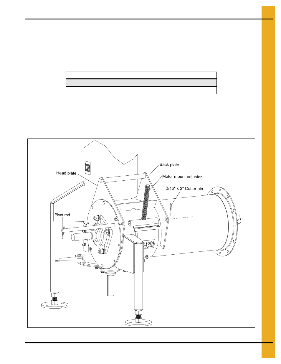 Installing the motor mount adjuster, Attaching the horizontal flight (continued) | Grain Systems Unload Augers PNEG-1556 User Manual | Page 13 / 58