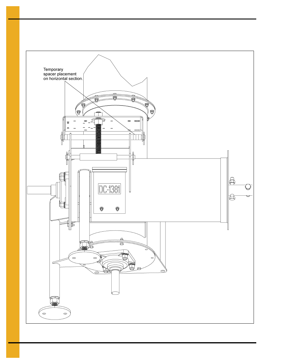 Installing the motor mount plate (continued) | Grain Systems Unload Augers PNEG-1556 User Manual | Page 18 / 58