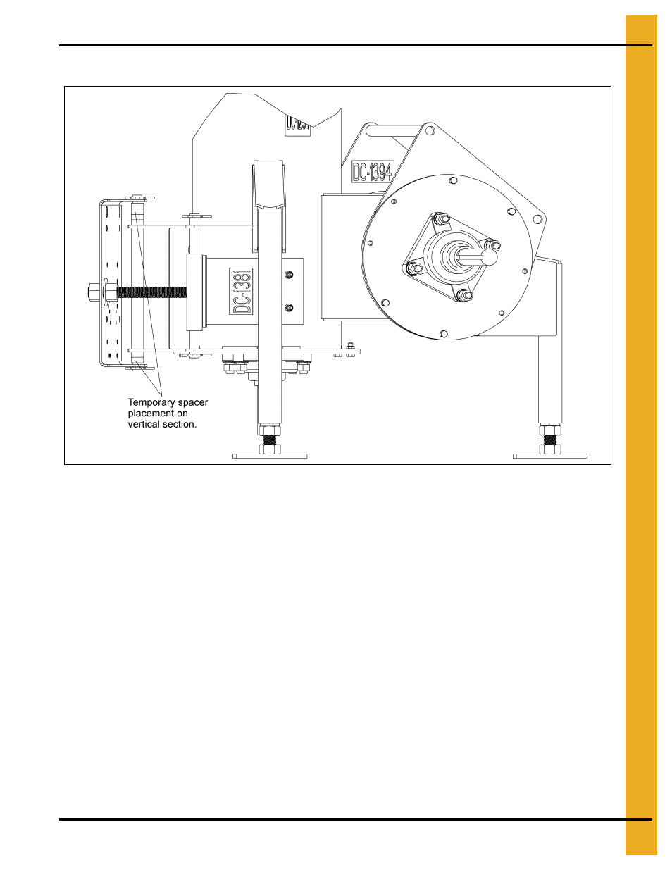 Installing the motor mount plate (continued) | Grain Systems Unload Augers PNEG-1556 User Manual | Page 19 / 58