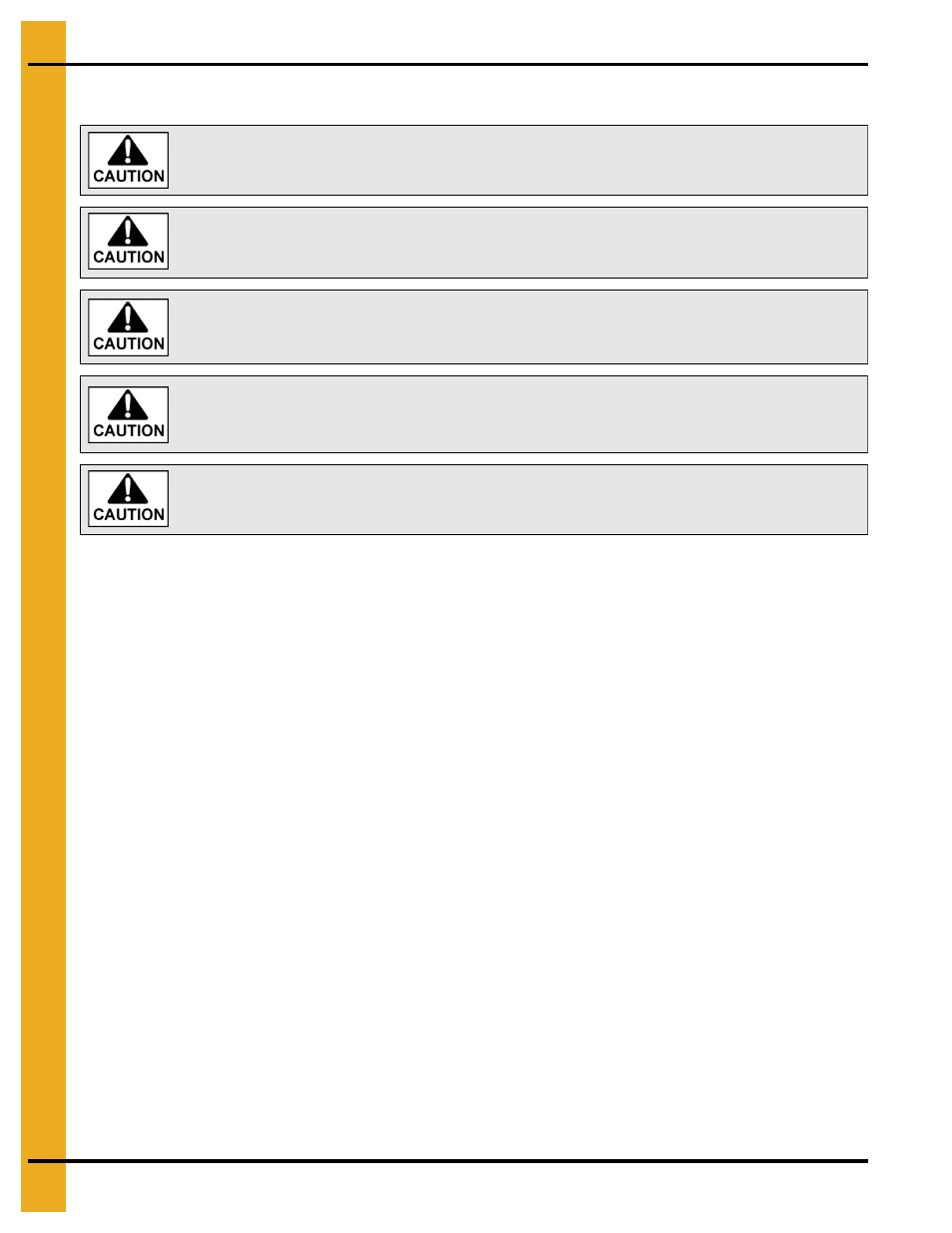 Start the auger | Grain Systems Unload Augers PNEG-1556 User Manual | Page 34 / 58