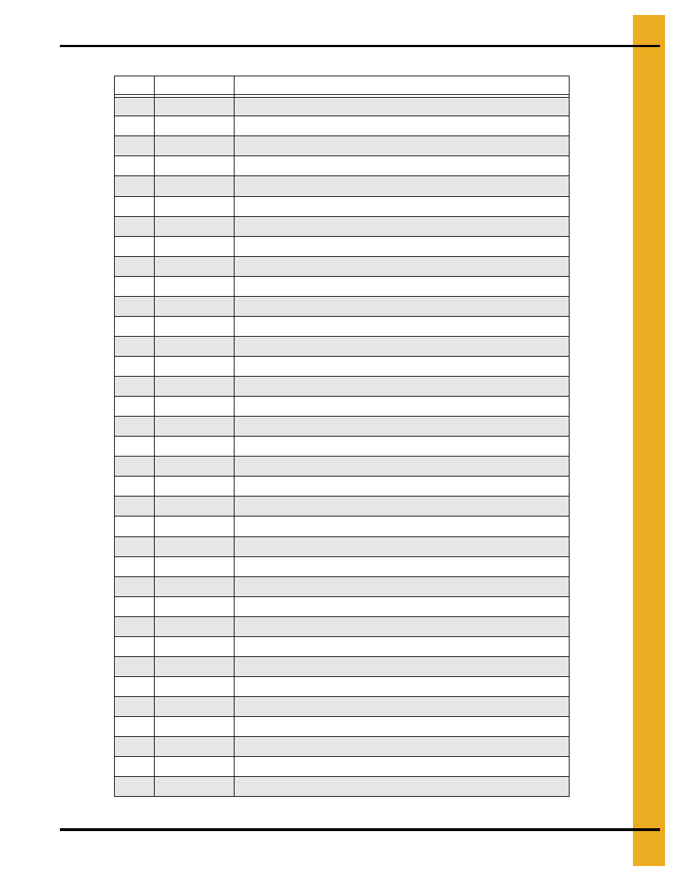 Parts list | Grain Systems Unload Augers PNEG-1556 User Manual | Page 45 / 58