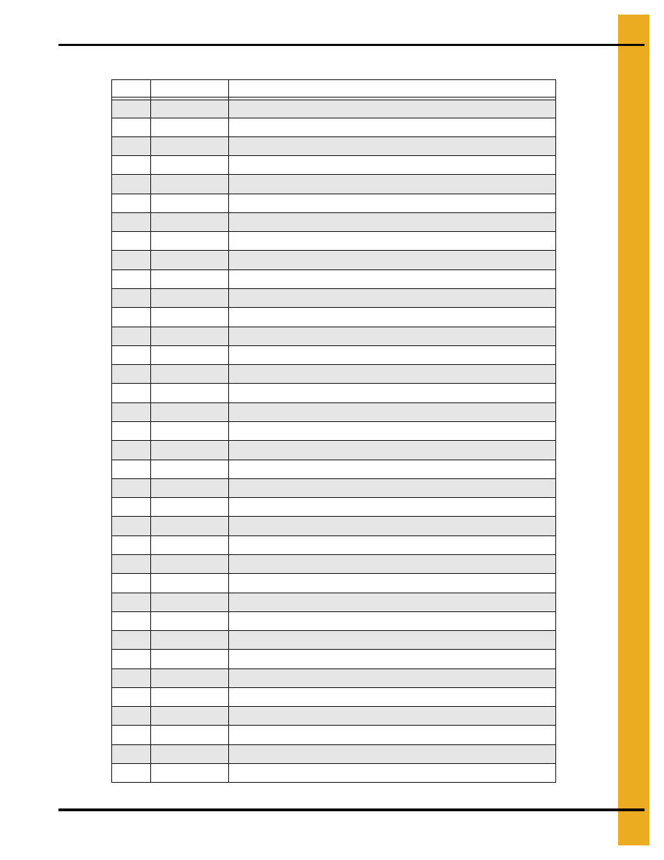 Parts list | Grain Systems Unload Augers PNEG-1556 User Manual | Page 49 / 58