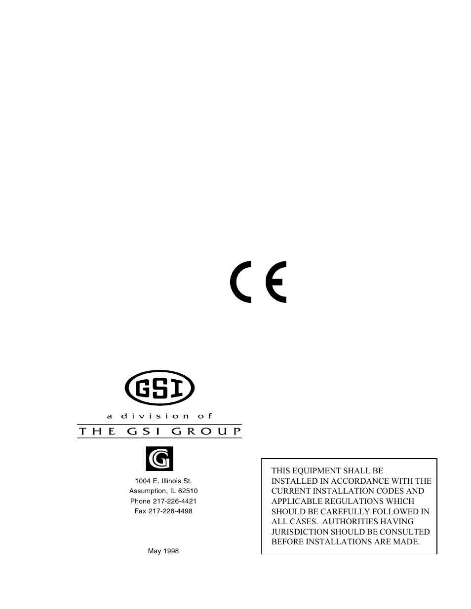Grain Systems PNEG-728 User Manual | Page 47 / 47
