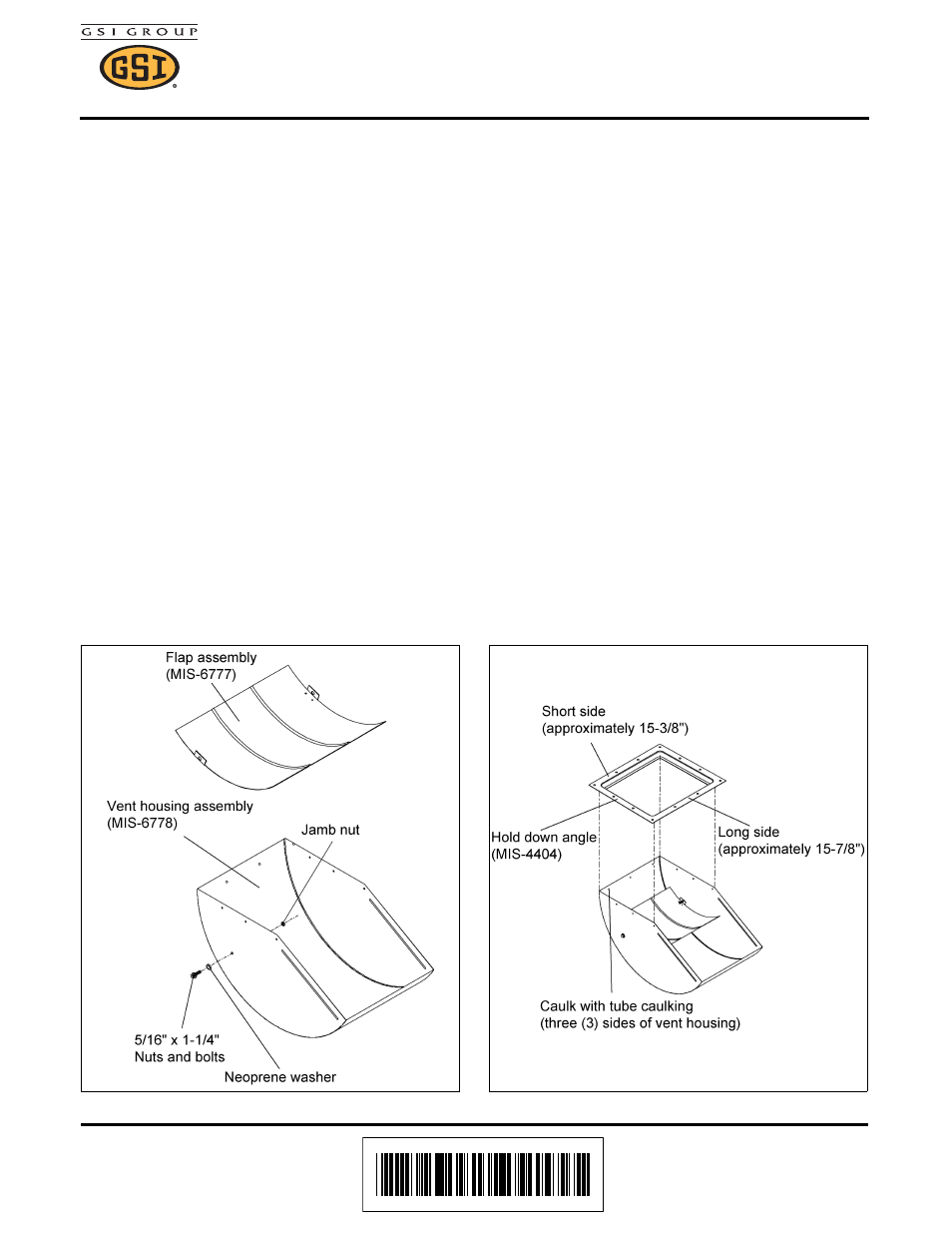 Grain Systems Bin Accessories PNEG-268 User Manual | 2 pages