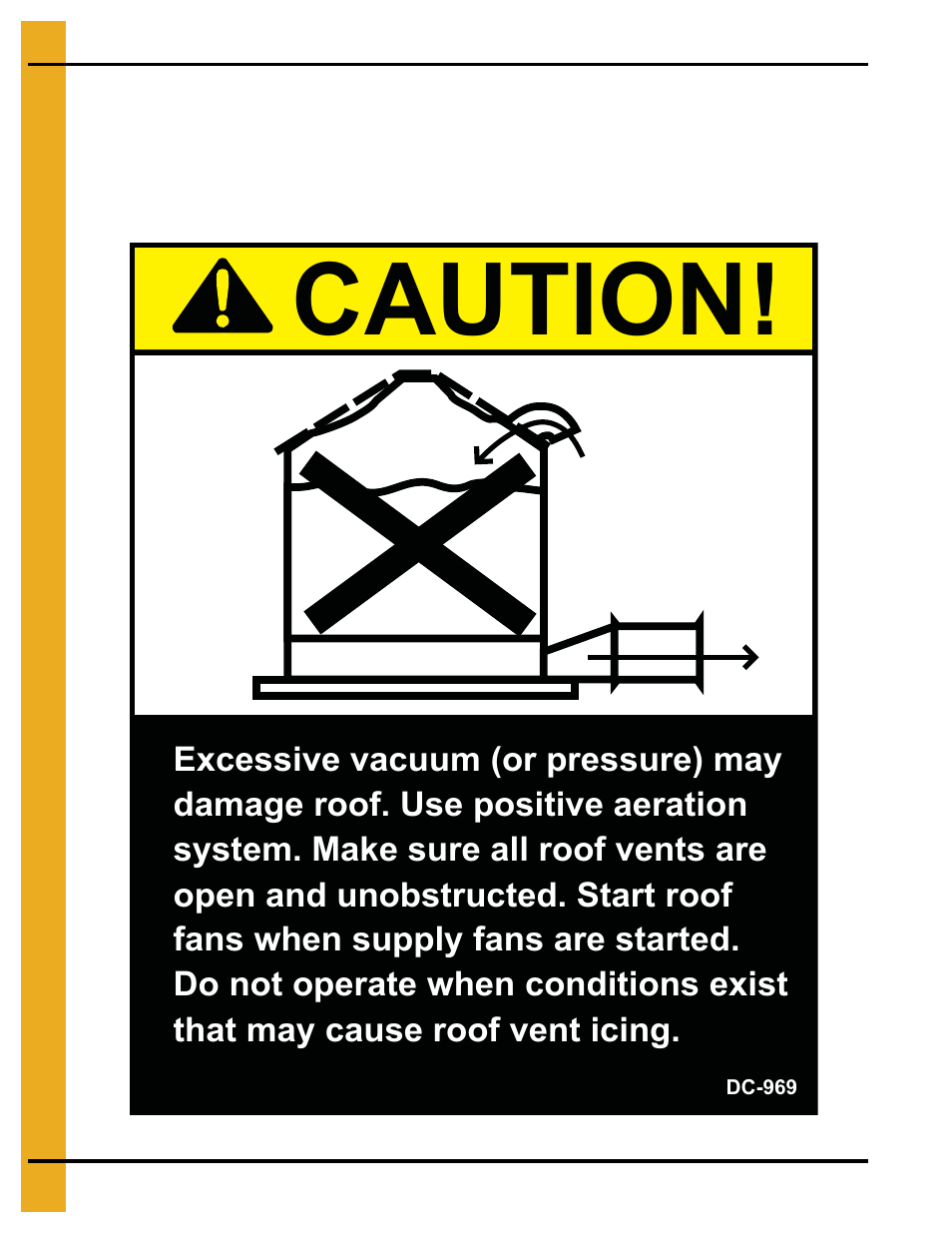 Decals, Chapter 3 decals, Caution | Grain Systems Tanks PNEG-603 User Manual | Page 12 / 56