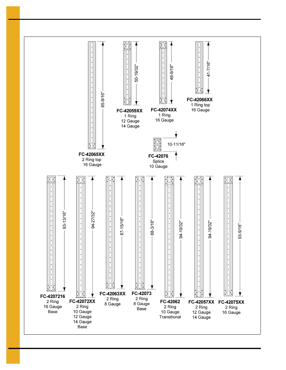 Fcht stiffeners (continued) | Grain Systems Tanks PNEG-603 User Manual | Page 42 / 56