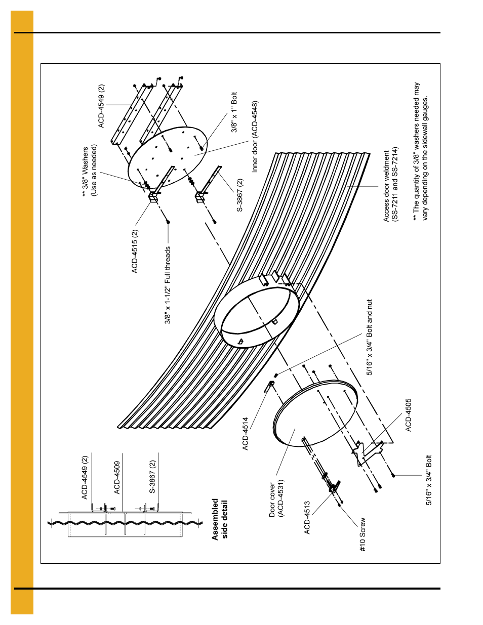 Round access door, Chapter 12 round access door | Grain Systems Tanks PNEG-603 User Manual | Page 44 / 56