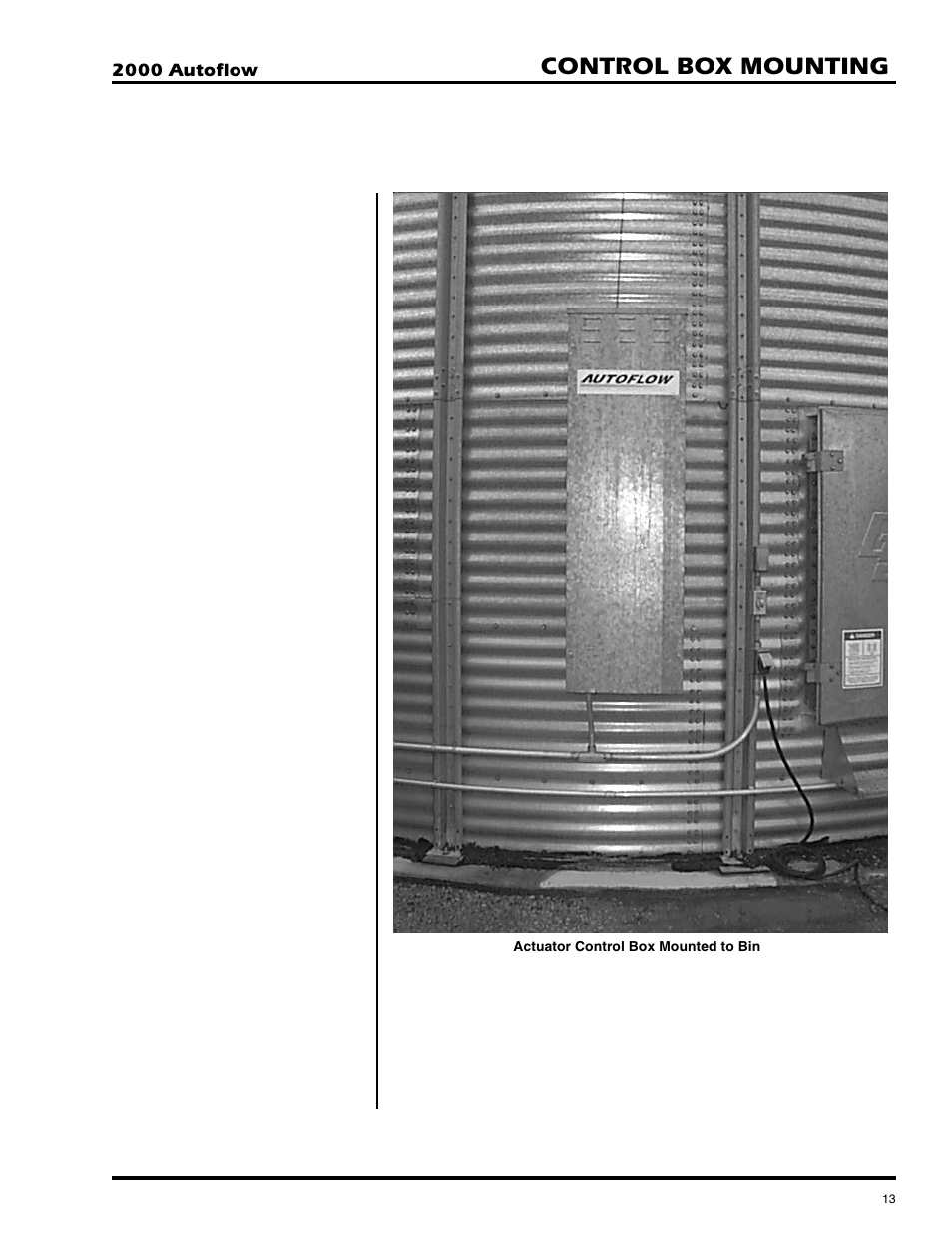 Control box mounting | Grain Systems PNEG-673 User Manual | Page 13 / 57