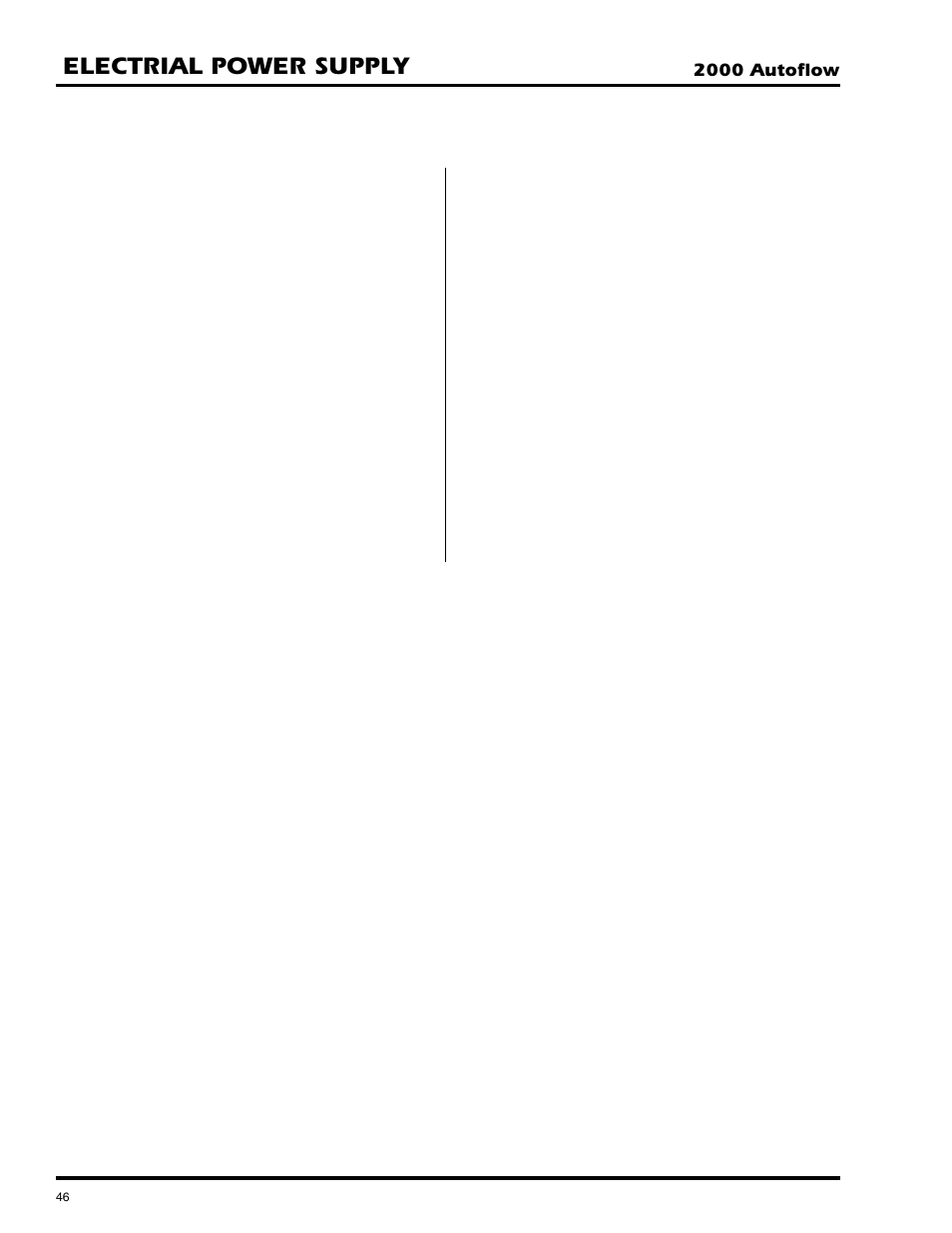 Electrial power supply | Grain Systems PNEG-673 User Manual | Page 46 / 57
