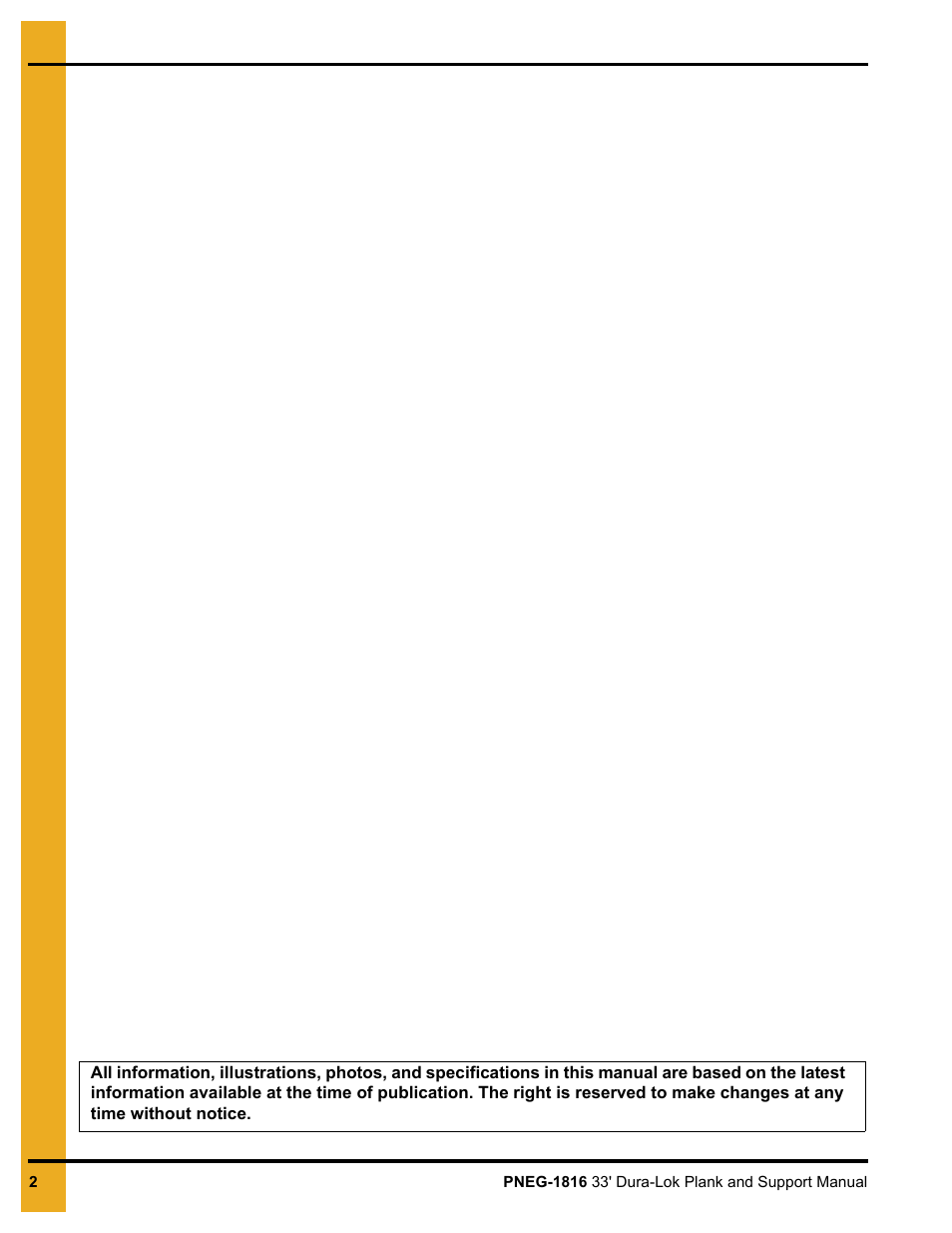Grain Systems Bin Flooring PNEG-1816 User Manual | Page 2 / 42