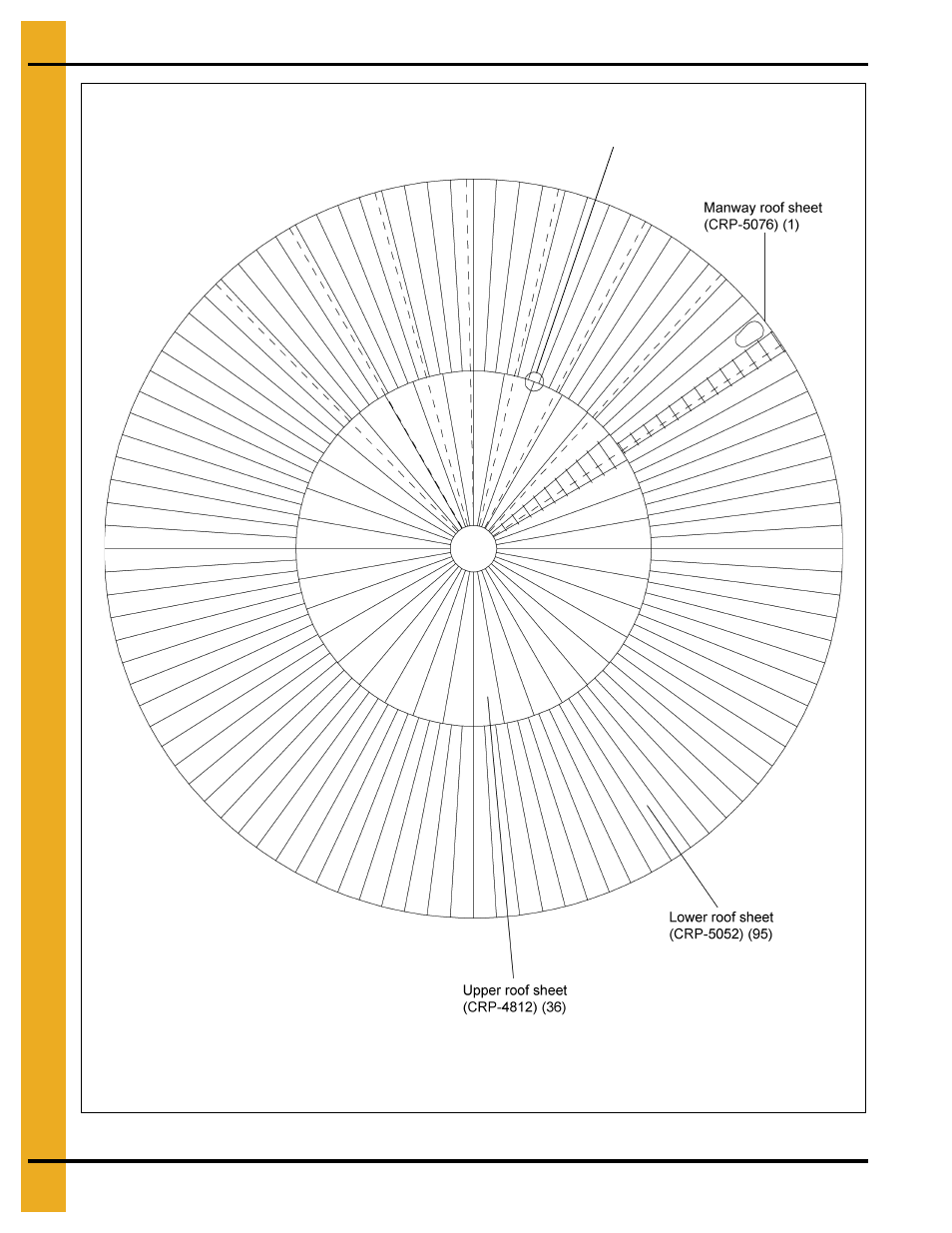 72' roof assembly instructions | Grain Systems Bin Accessories PNEG-1870 User Manual | Page 20 / 28