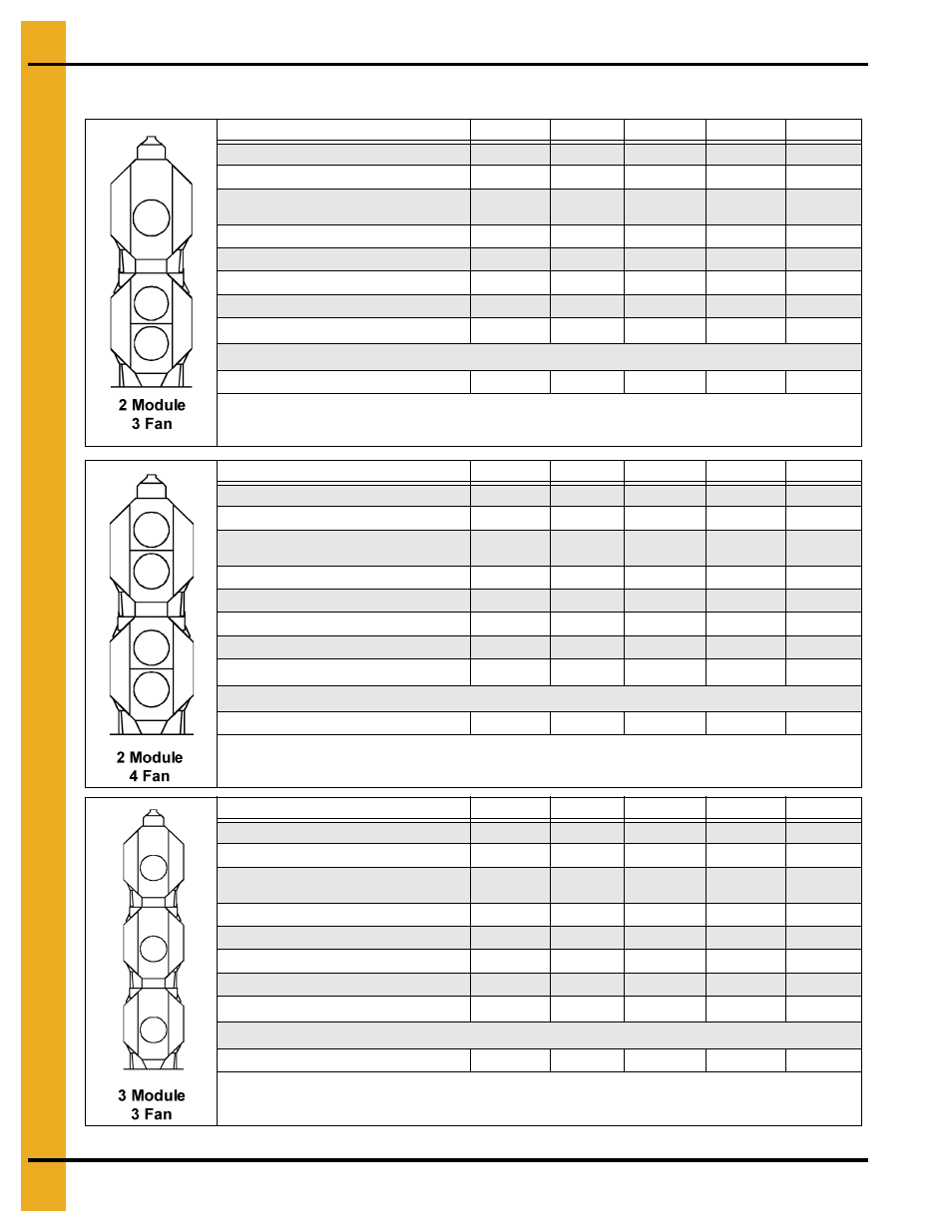 All stack specifications, Specifications | Grain Systems PNEG-1717 User Manual | Page 24 / 88