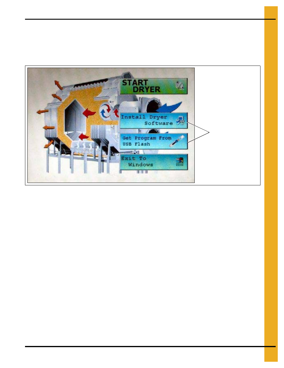 Vision touch screen display, Chapter 6 vision touch screen display, Boot screen | Grain Systems PNEG-1717 User Manual | Page 31 / 88