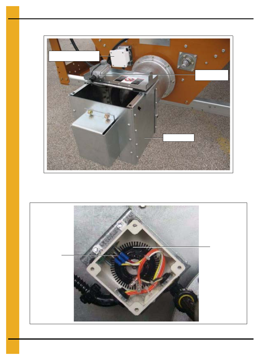 Discharge safety switch meter roll speed sensor, Discharge safety switch, Meter roll speed sensor | Vision illustrations | Grain Systems PNEG-1717 User Manual | Page 50 / 88