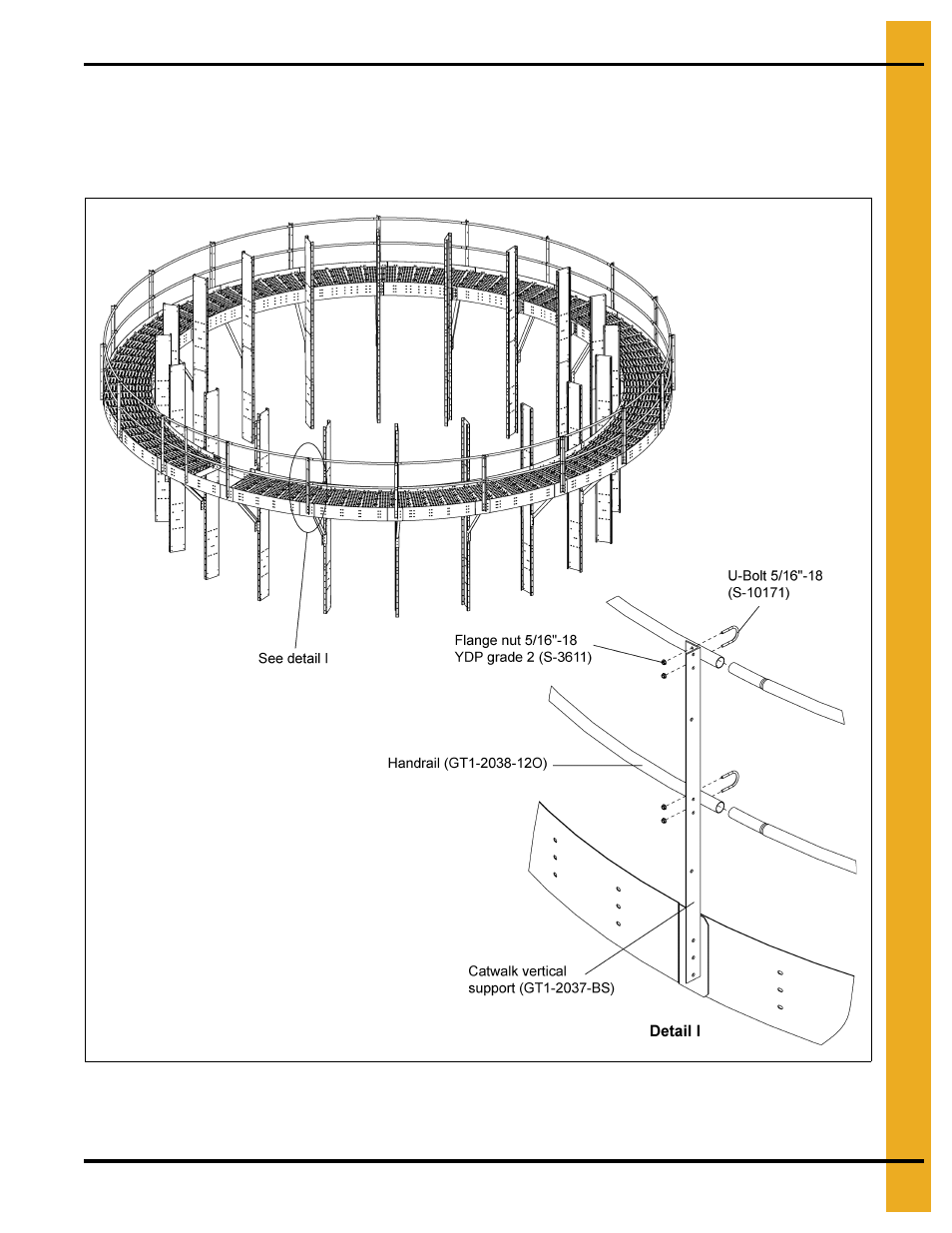 Installing handrails (gt1-2038-30o) | Grain Systems PNEG-1876 User Manual | Page 21 / 80