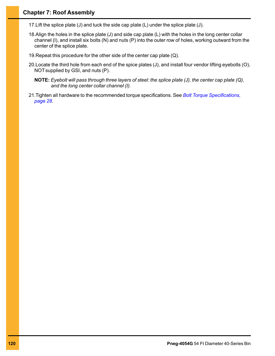 Grain Systems Tanks PNEG-4054G User Manual | Page 120 / 168