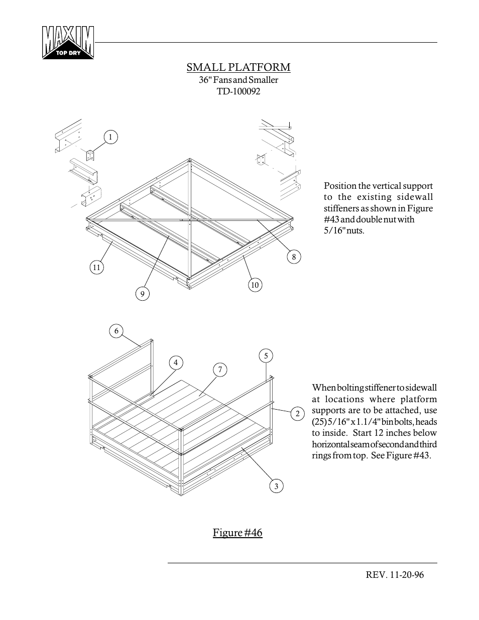 Figure #46, Small platform | Grain Systems PNEG-366 User Manual | Page 38 / 51