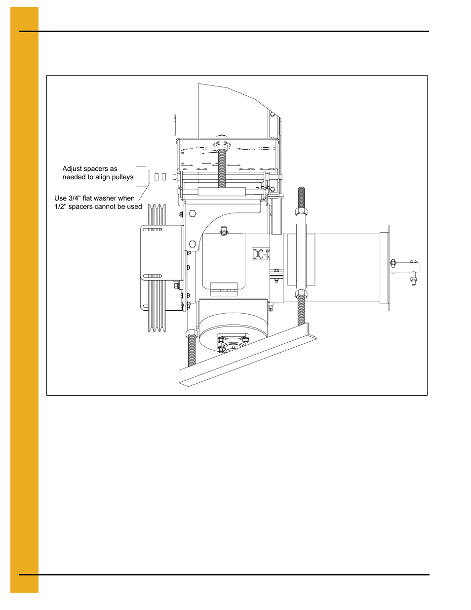 Install the belts | Grain Systems Unload Augers PNEG-1583 User Manual | Page 22 / 28