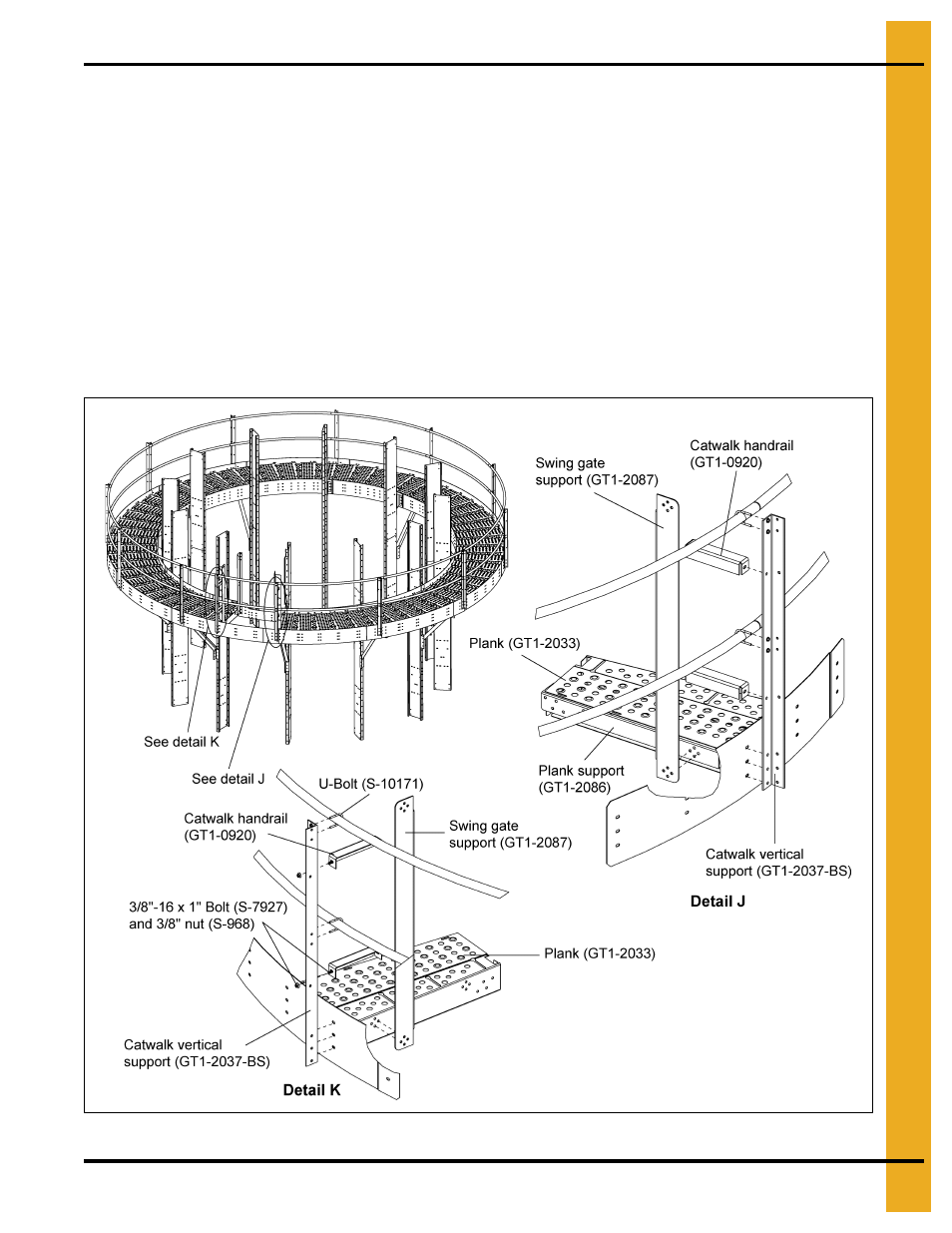 Installing safety gate (gt4-1455) | Grain Systems PNEG-1874 User Manual | Page 23 / 78