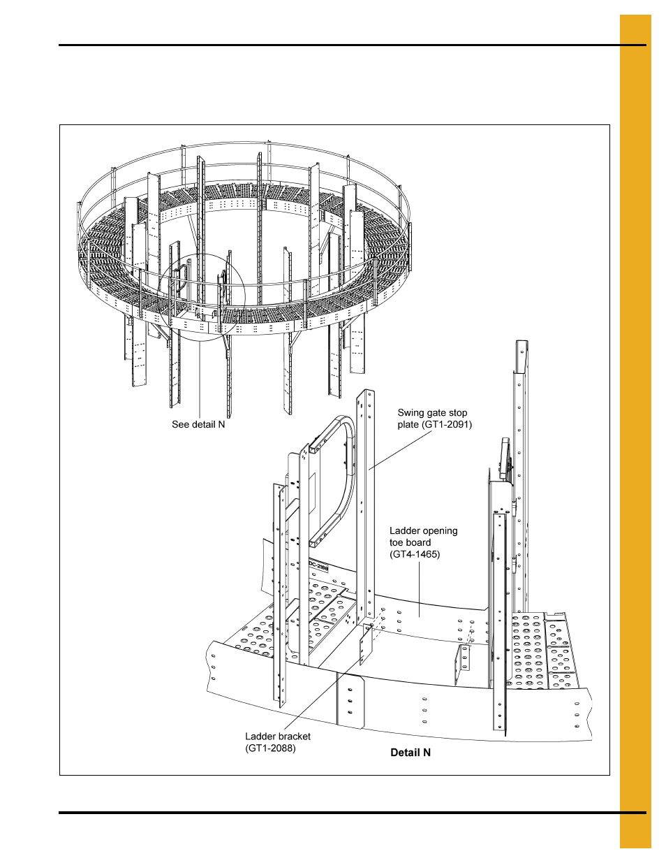 Installing ladder bracket (gt1-2088) | Grain Systems PNEG-1874 User Manual | Page 25 / 78