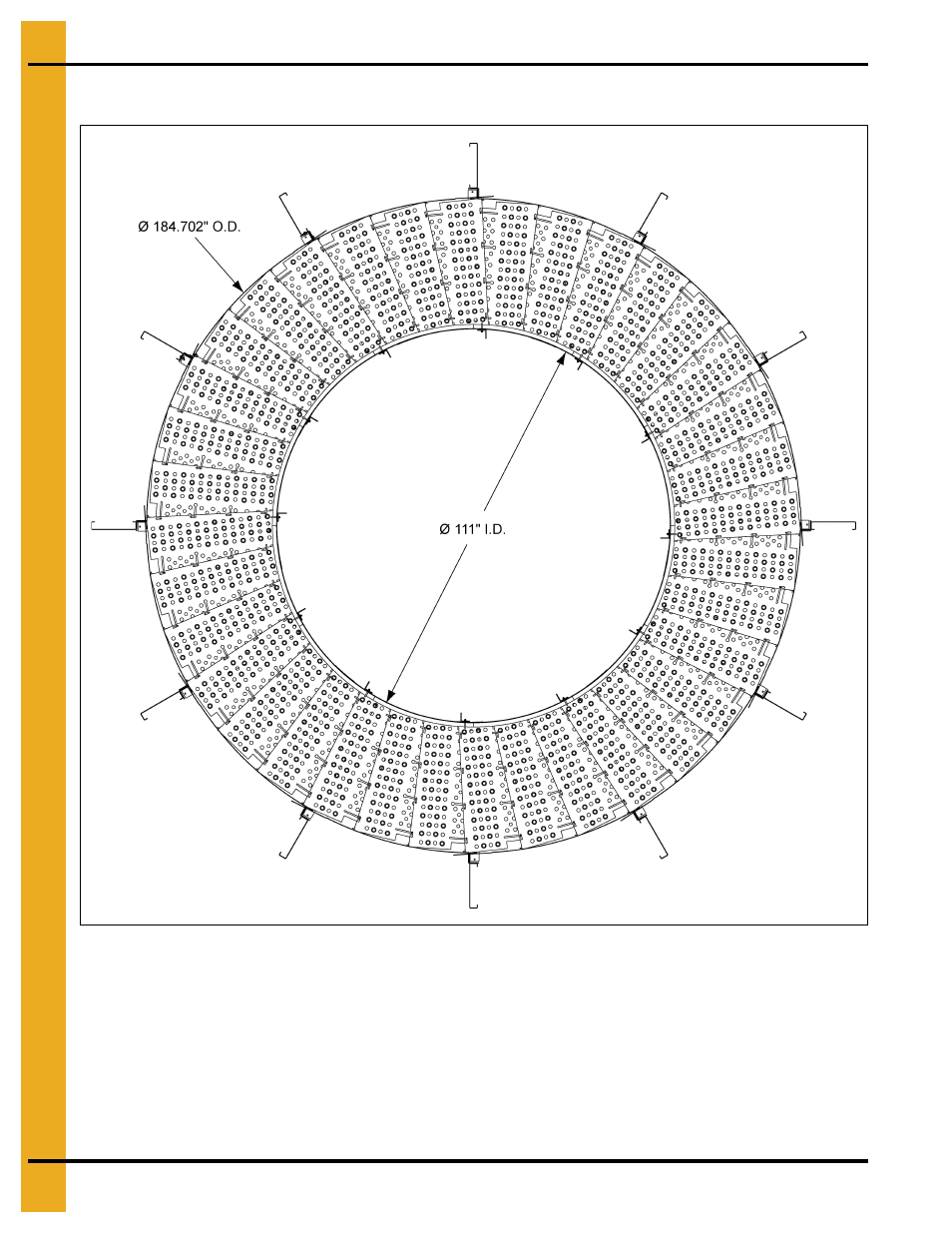 Inside catwalk walk surface | Grain Systems PNEG-1874 User Manual | Page 38 / 78