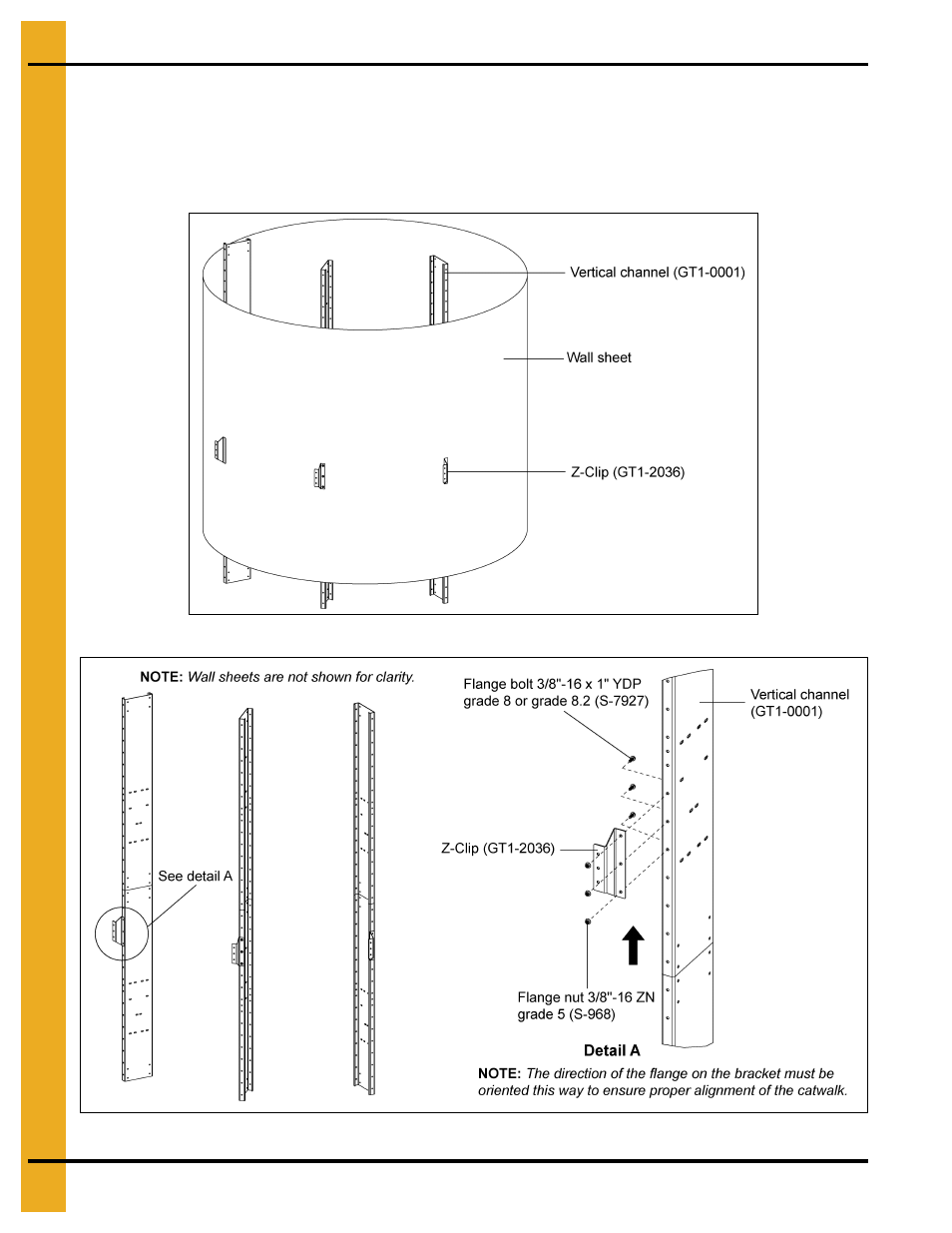 Installing z-clips (gt1-2036) | Grain Systems PNEG-1874 User Manual | Page 40 / 78